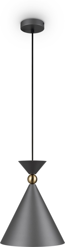 FR5392PL-01GR FREYA подвесной светильник Moth серый 250мм