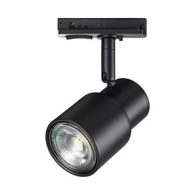 370926 NOVOTECH Molo Светильник трековый для однофазного двухжильного (универсального) шинопровода, черный, GU10*1*50W