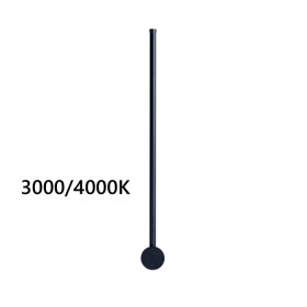 4335/12WLP ODEON LIGHT Fellini чёрный настенный светильник отраженного света, IP20, LED 12W, 525Лм, 3000K/4000K, 61см