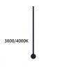 4335/12WLP ODEON LIGHT Fellini чёрный настенный светильник отраженного света, IP20, LED 12W, 525Лм, 3000K/4000K, 61см