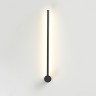 4335/12WLP ODEON LIGHT Fellini чёрный настенный светильник отраженного света, IP20, LED 12W, 525Лм, 3000K/4000K, 61см