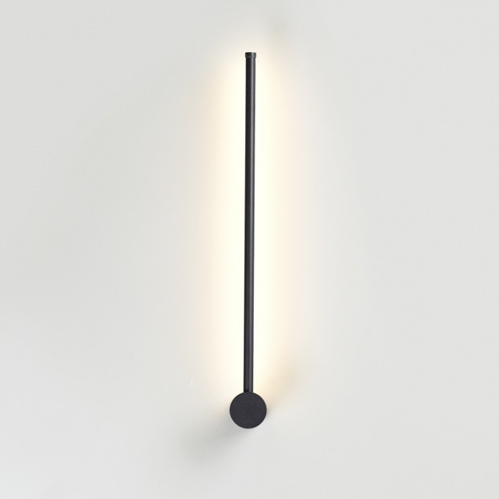 4335/12WLP ODEON LIGHT Fellini чёрный настенный светильник отраженного света, IP20, LED 12W, 525Лм, 3000K/4000K, 61см