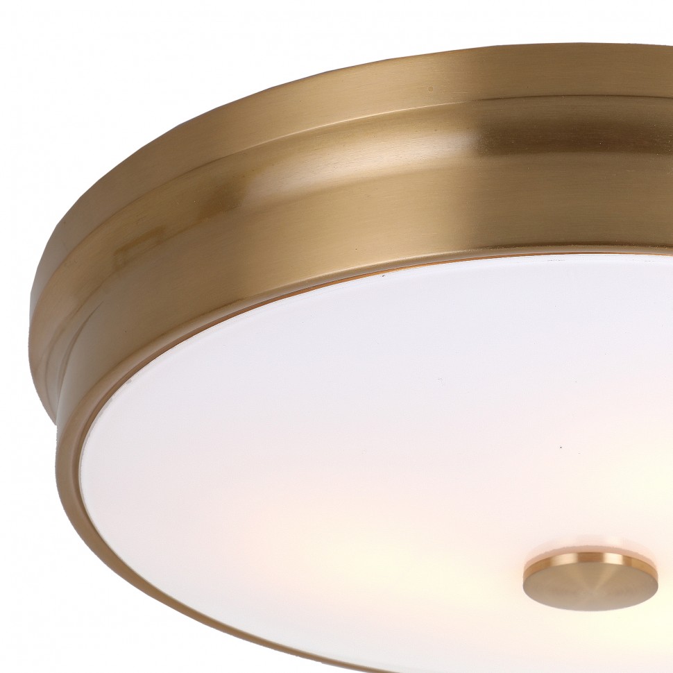 2375-3C Favourite Светильник потолочный Pannikin, 41см диаметр, латунь, Е27*3