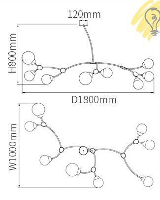 16864 BLG люстра IVY Pendant 8