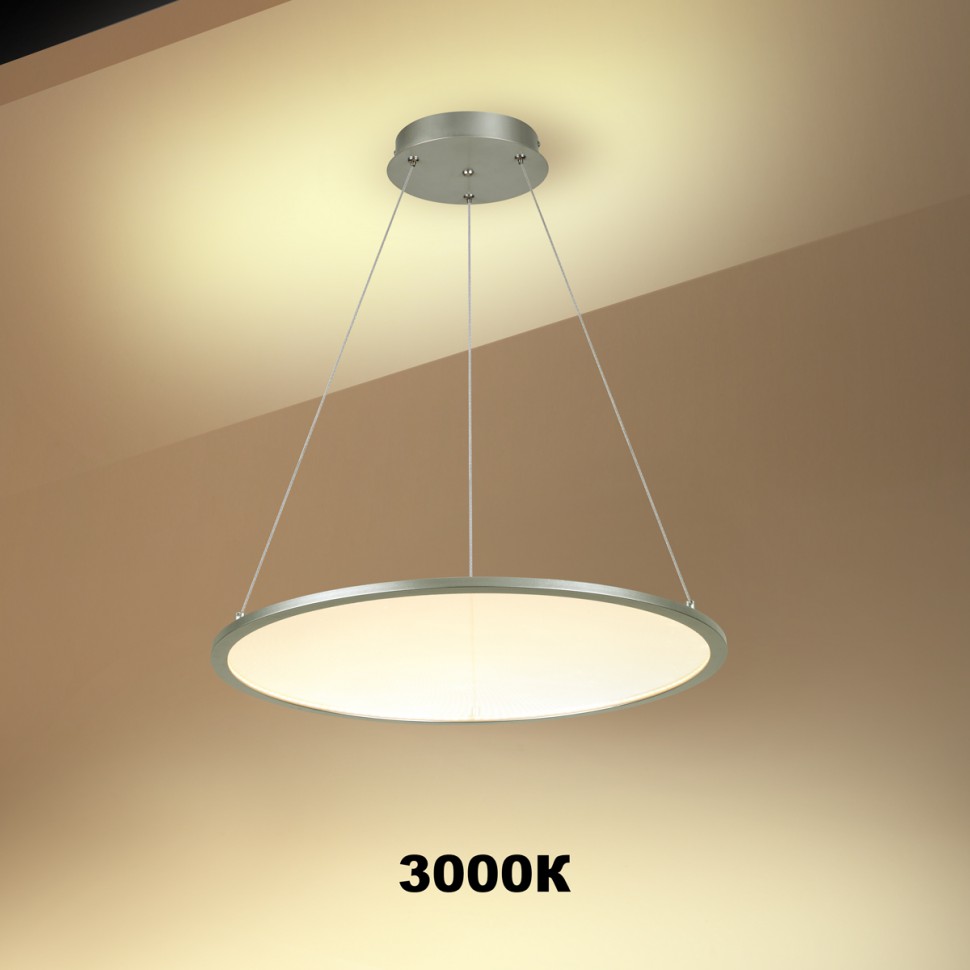 358588 NOVOTECH Светильник подвесной диммируемый со сменой цветовой температуры ITER 40W, с пультом, 60см диаметр