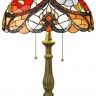 827-804-02 Velante Настольная лампа в стиле Тиффани