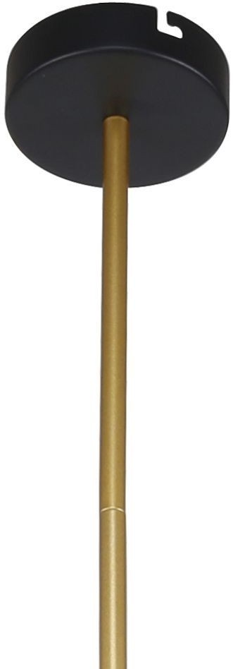 3089-8P F-Promo люстра на штанге Trikoniya, E14*8*40W, черный с золотом