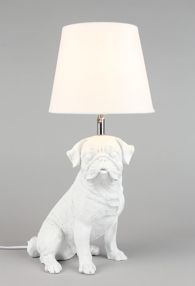 OML-16314-01 OMNILUX Banari настольная лампа Собака белая
