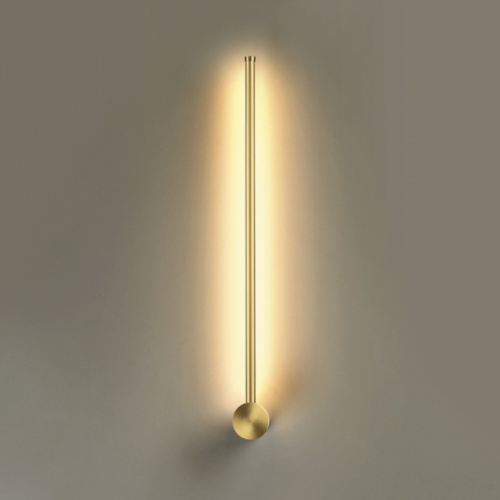 4335/12WGP ODEON LIGHT Fellini, золото, настенный светильник отраженного света, IP20, LED 12W, 525Лм, 3000K/4000K, 61см