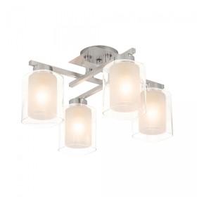 CL111140 Citilux Потолочный светильник Диез, алюминий, хром, E27*4*75W