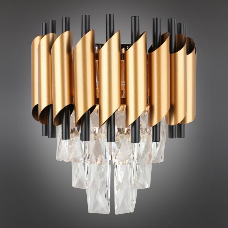 OML-81901-02 Omnilux Fontevivo Бра хрусталь, E14*2*40W