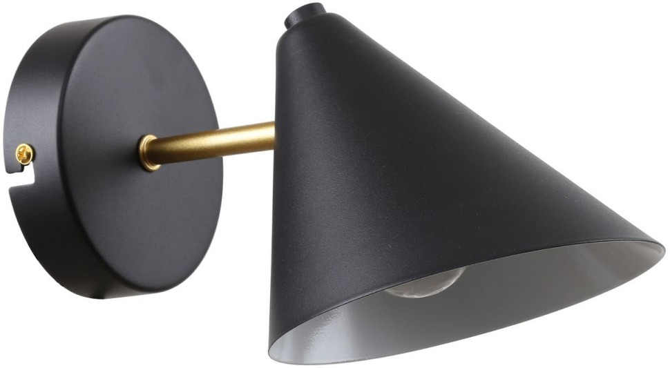 3089-1W F-Promo черное бра Trikoniya