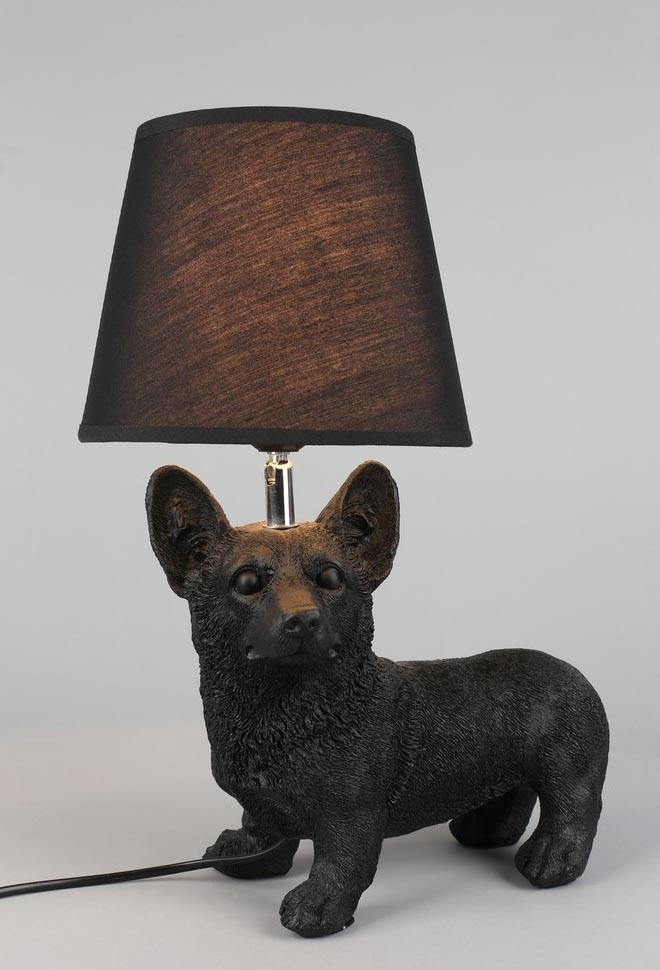 OML-16304-01 OMNILUX Banari настольная лампа Собака черная